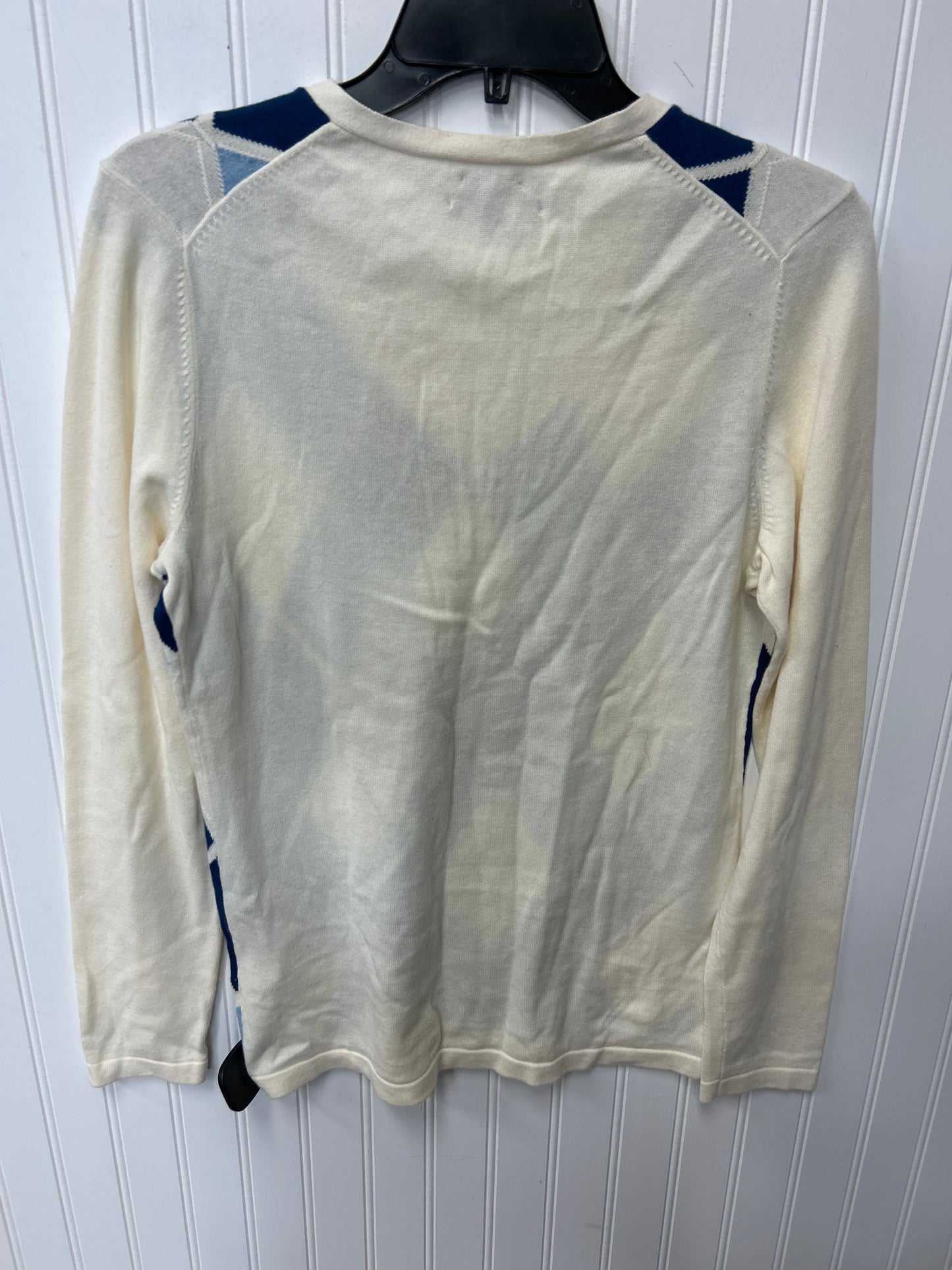 Top Ls By Tommy Hilfiger In Blue & Cream, Size:M
