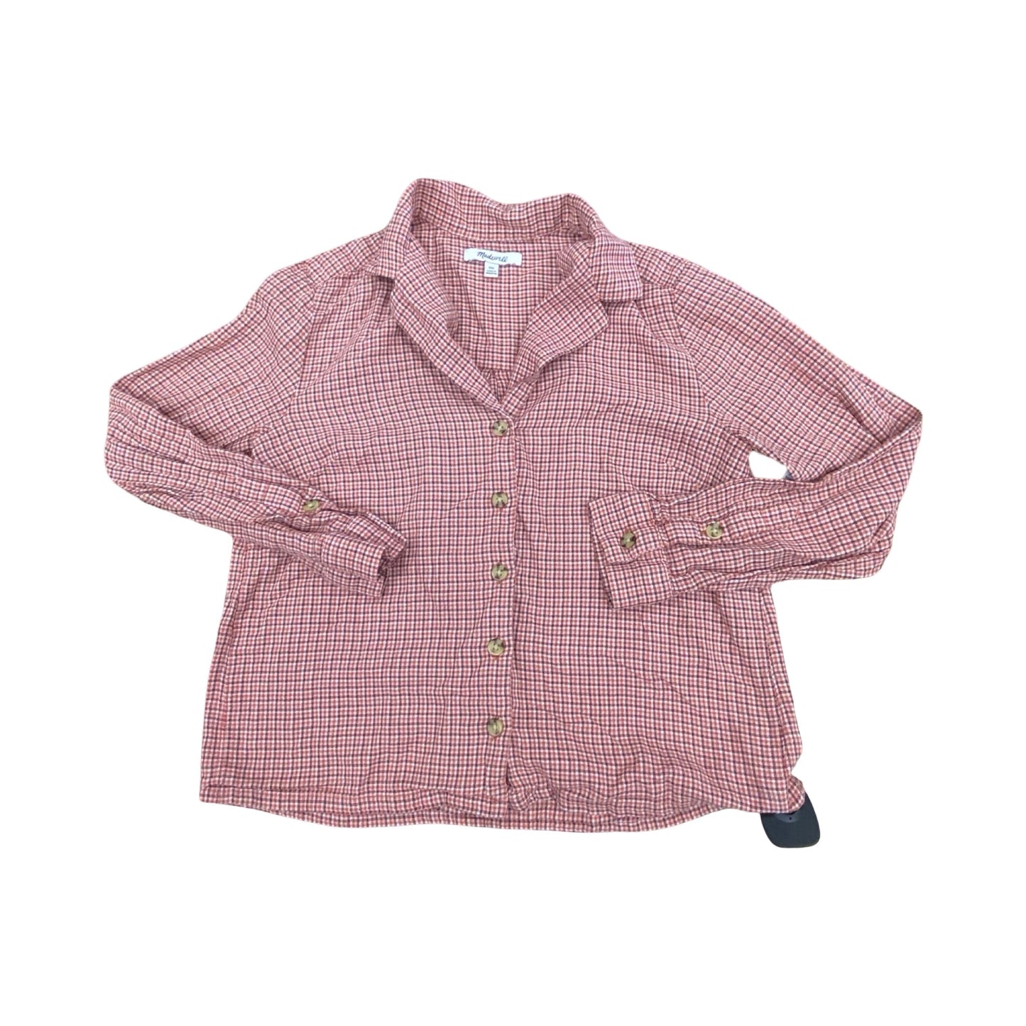 Top Ls By Madewell In Plaid Pattern, Size:Xxs