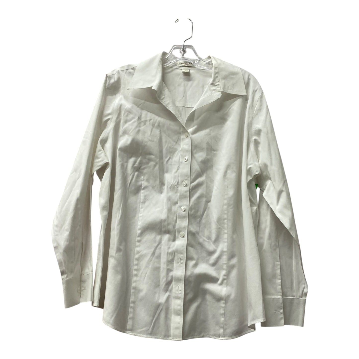 Top Ls By Coldwater Creek In White, Size:1X