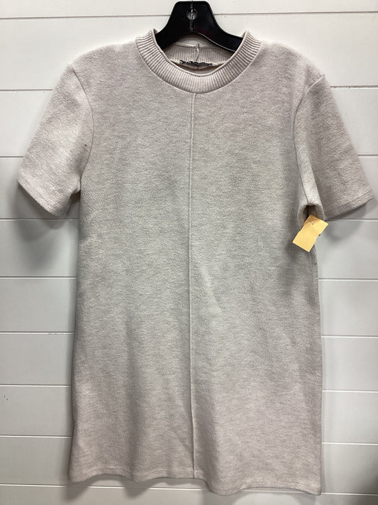 Dress Sweater By Zara In Cream, Size:M