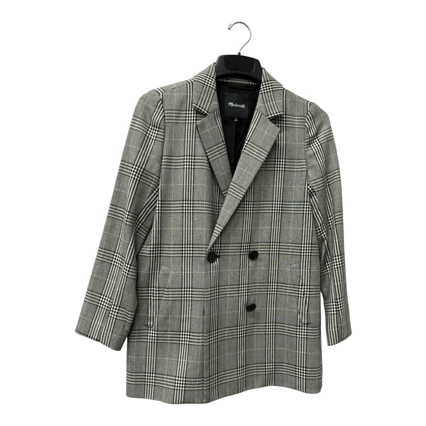 Blazer By Madewell In Black & Grey, Size:Xs