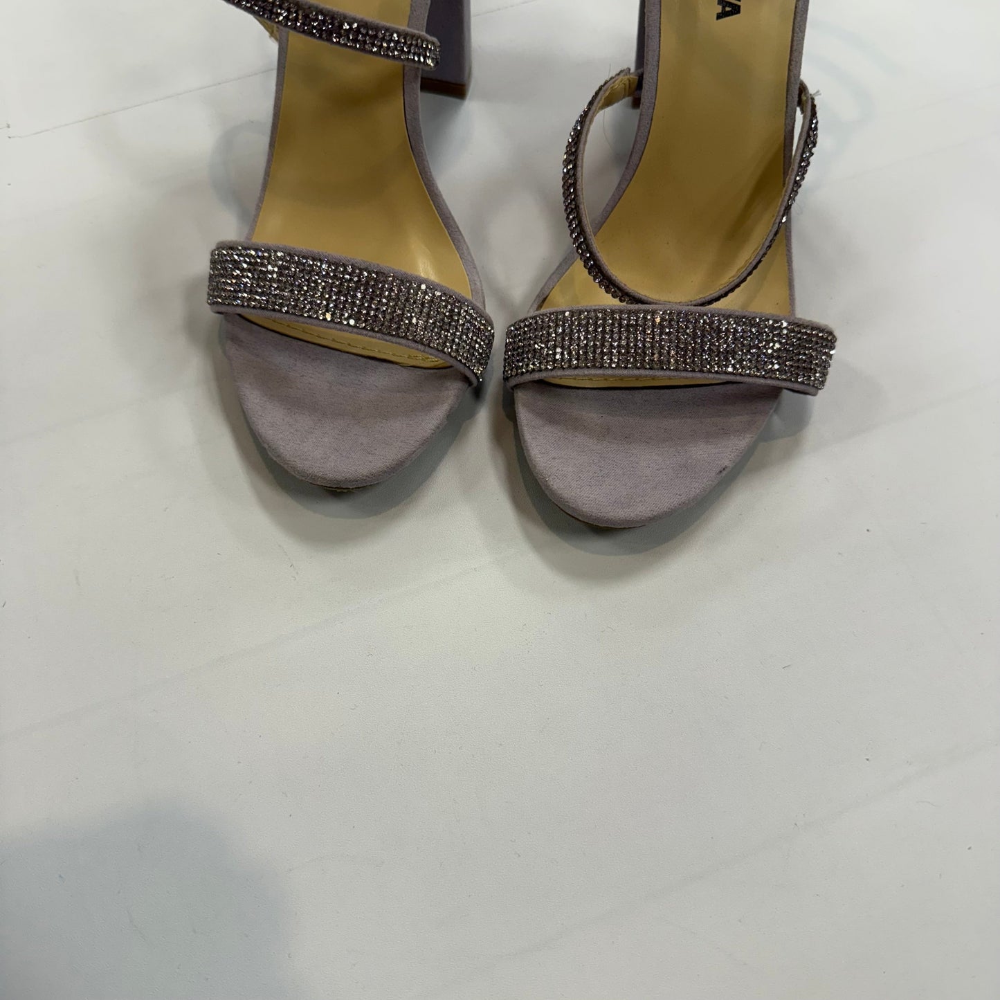 Shoes Heels Block By Fashion Nova In Purple, Size: 6.5