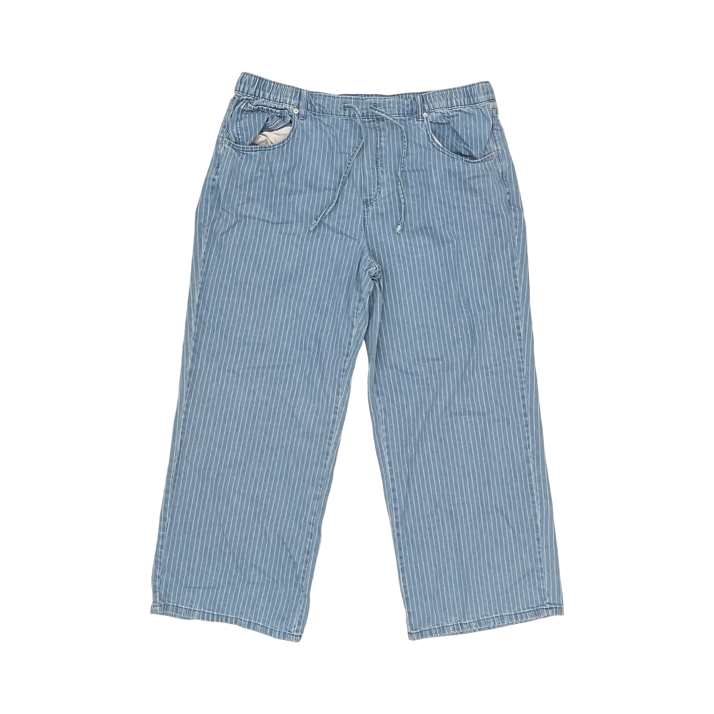 Jeans Wide Leg By Free Assembly In Blue Denim, Size:Xxl