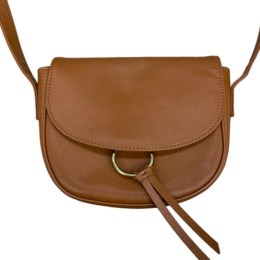 Handbag Leather By JJ WINTERS In Brown, Size:Small
