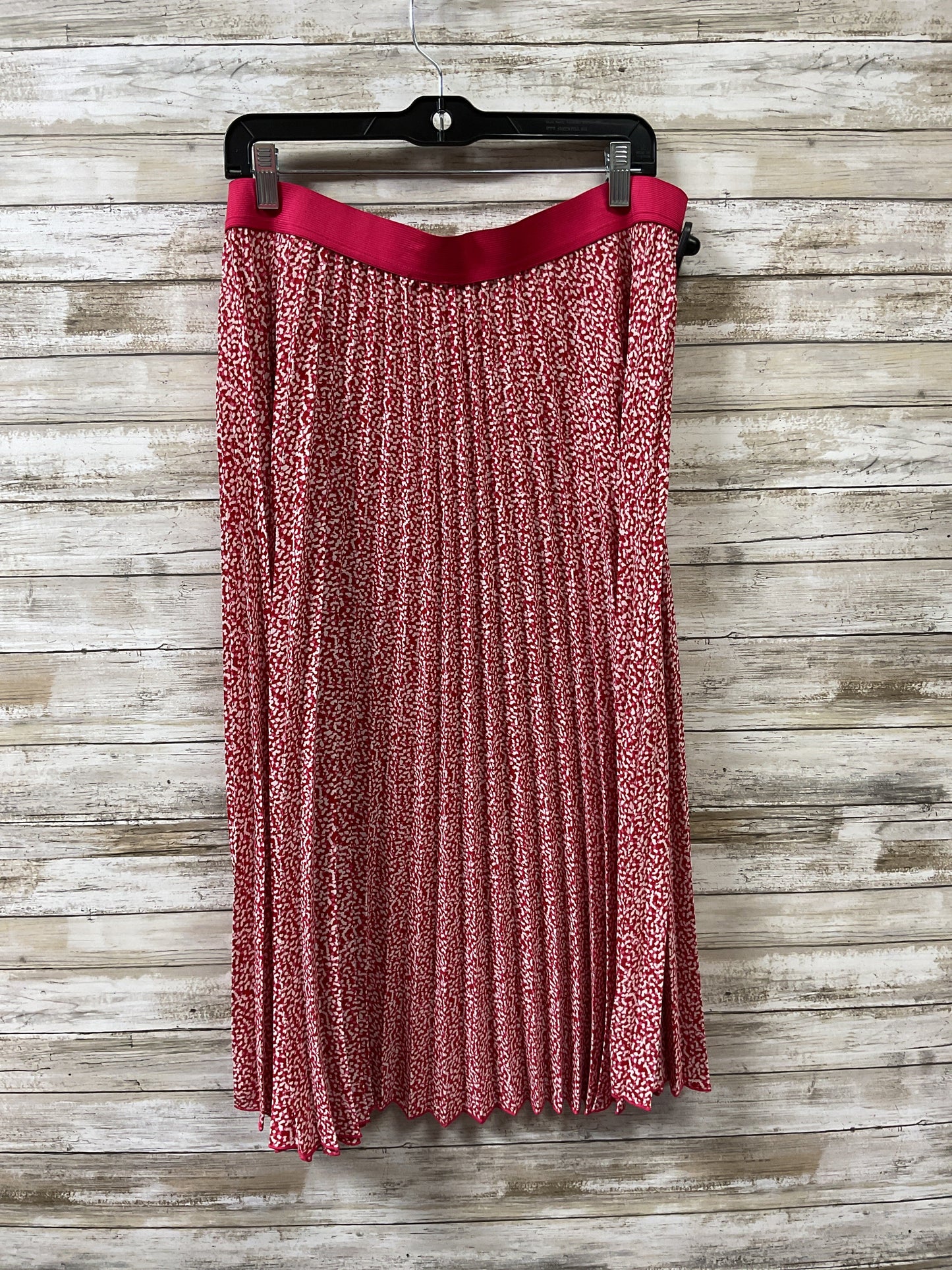 Skirt Midi By Vince Camuto In Pink & Red, Size:Xxxl