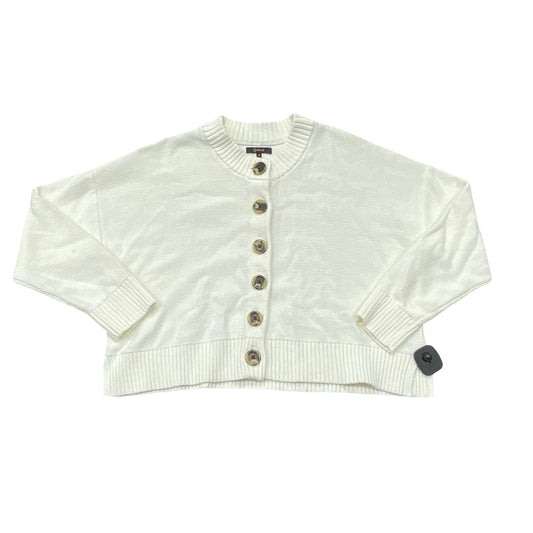 Sweater Cardigan By Quince In White, Size:M