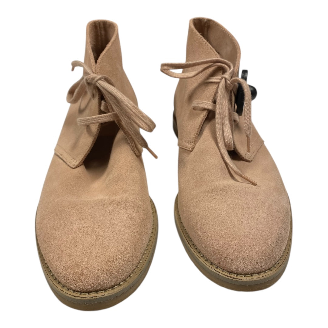 Boots Ankle Heels By J. Crew In Plaid Pattern, Size:9.5