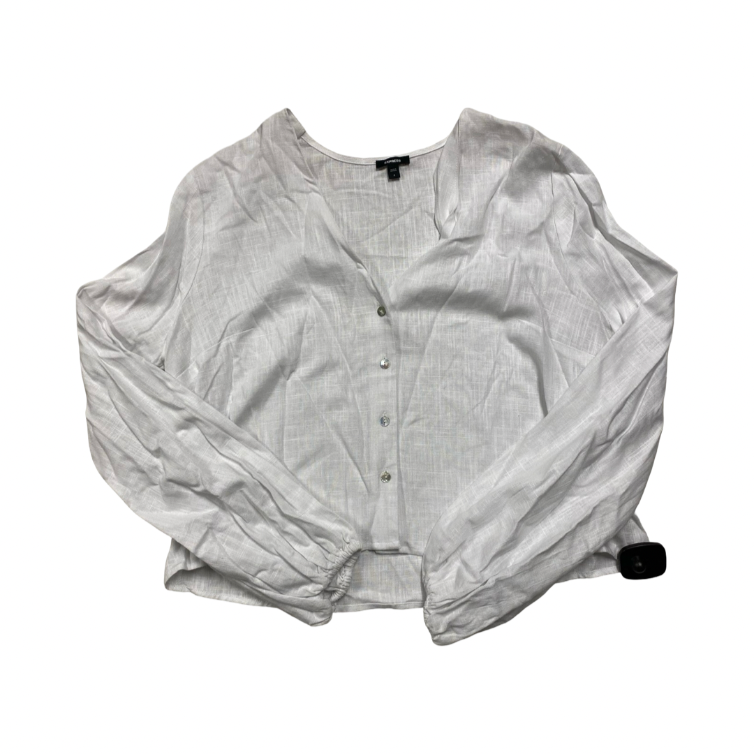 Top Ls By Express In White, Size:S