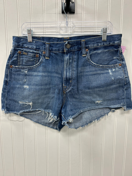 Shorts By Polo Ralph Lauren In Blue Denim, Size:10