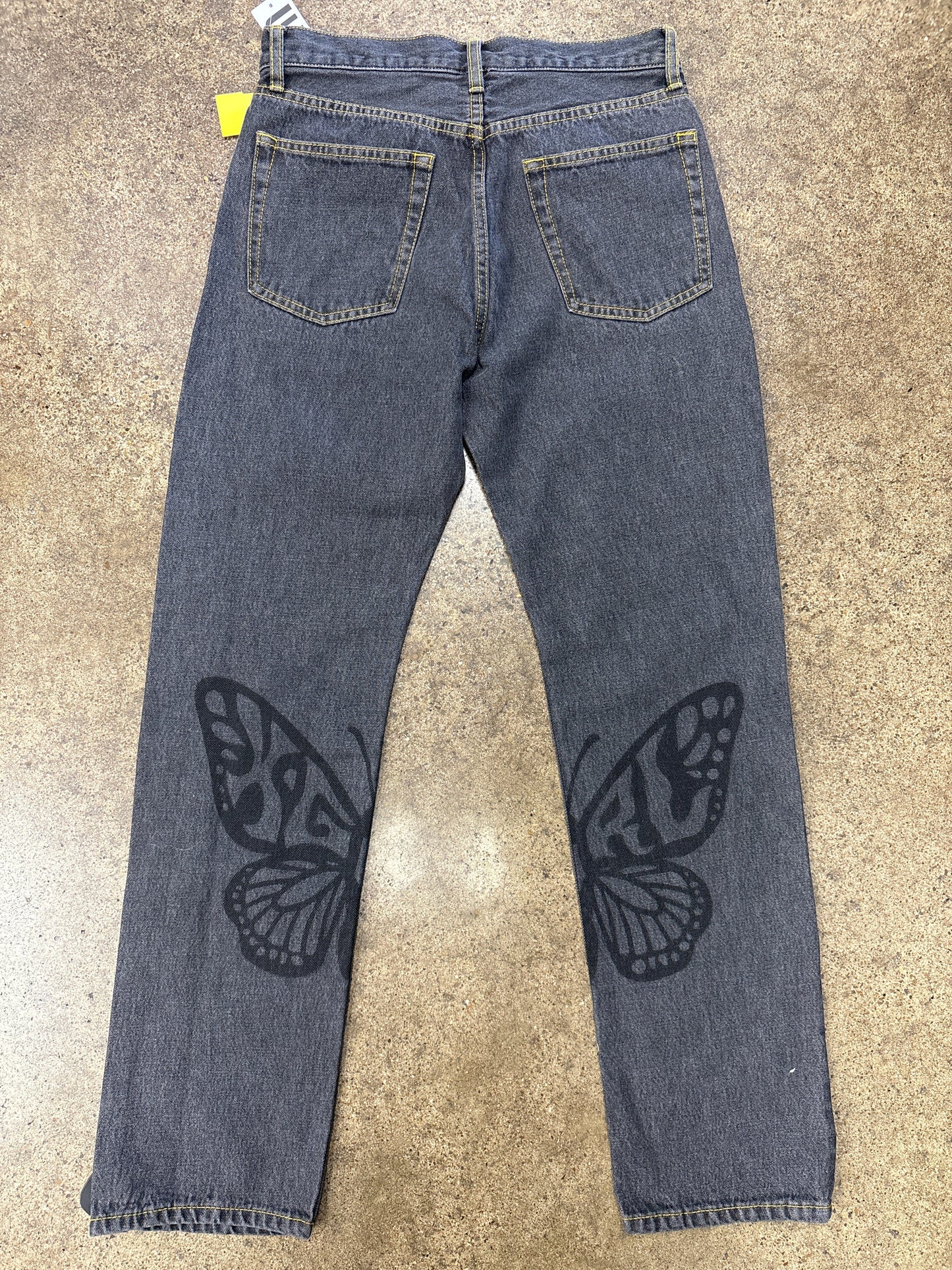 Jeans Straight By Urban Outfitters In Black, Size:M