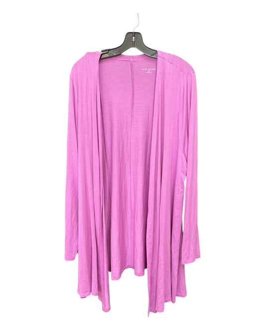 Cardigan By Lane Bryant In Purple, Size:3X
