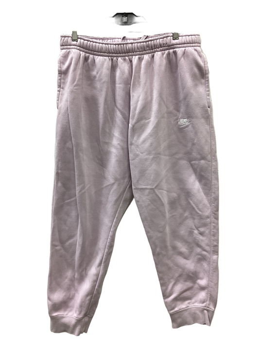 Athletic Pants By Nike Apparel In Purple, Size:Xl