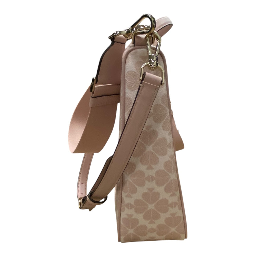 Handbag Designer By Kate Spade In Pink & White, Size:Large