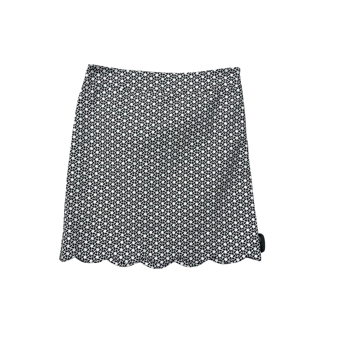 Skirt Midi By Talbots In Black & White, Size:4