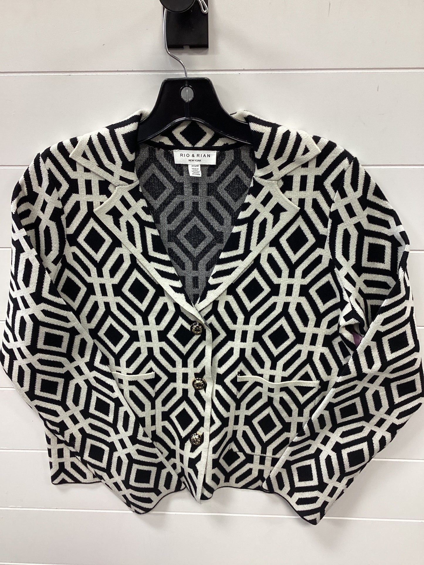 Top Ls By Cmc In Black & White, Size:M