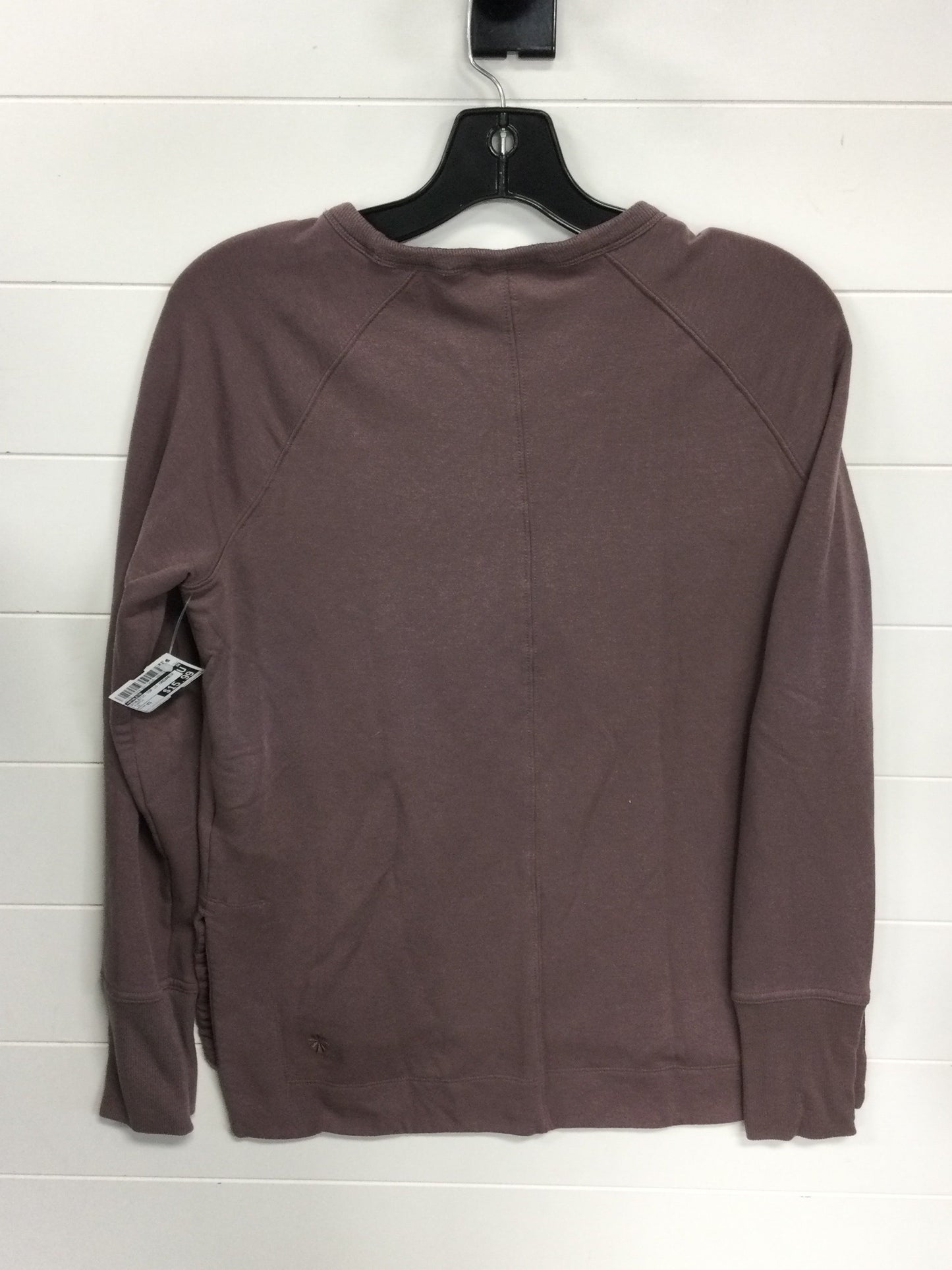 Athletic Top Ls Crewneck By Athleta In Purple, Size:Xs