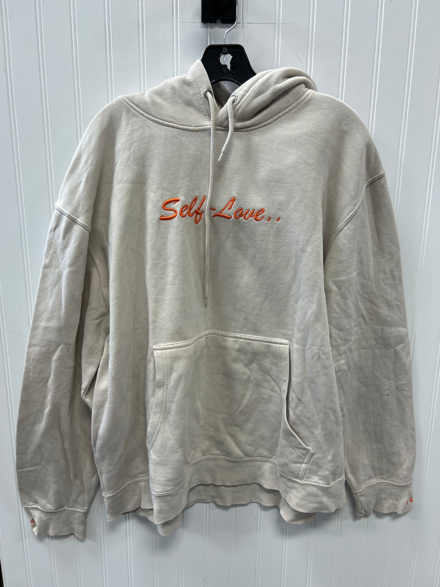 Sweatshirt Hoodie By Cmc In Cream, Size:Xl