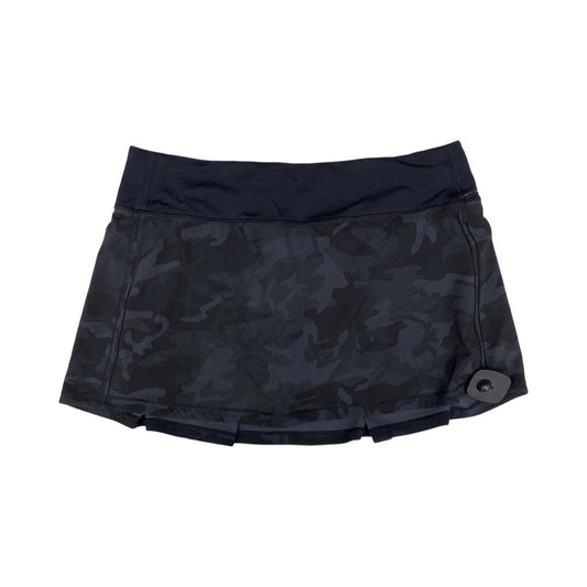 Athletic Skort By Lululemon In Camouflage Print, Size:8