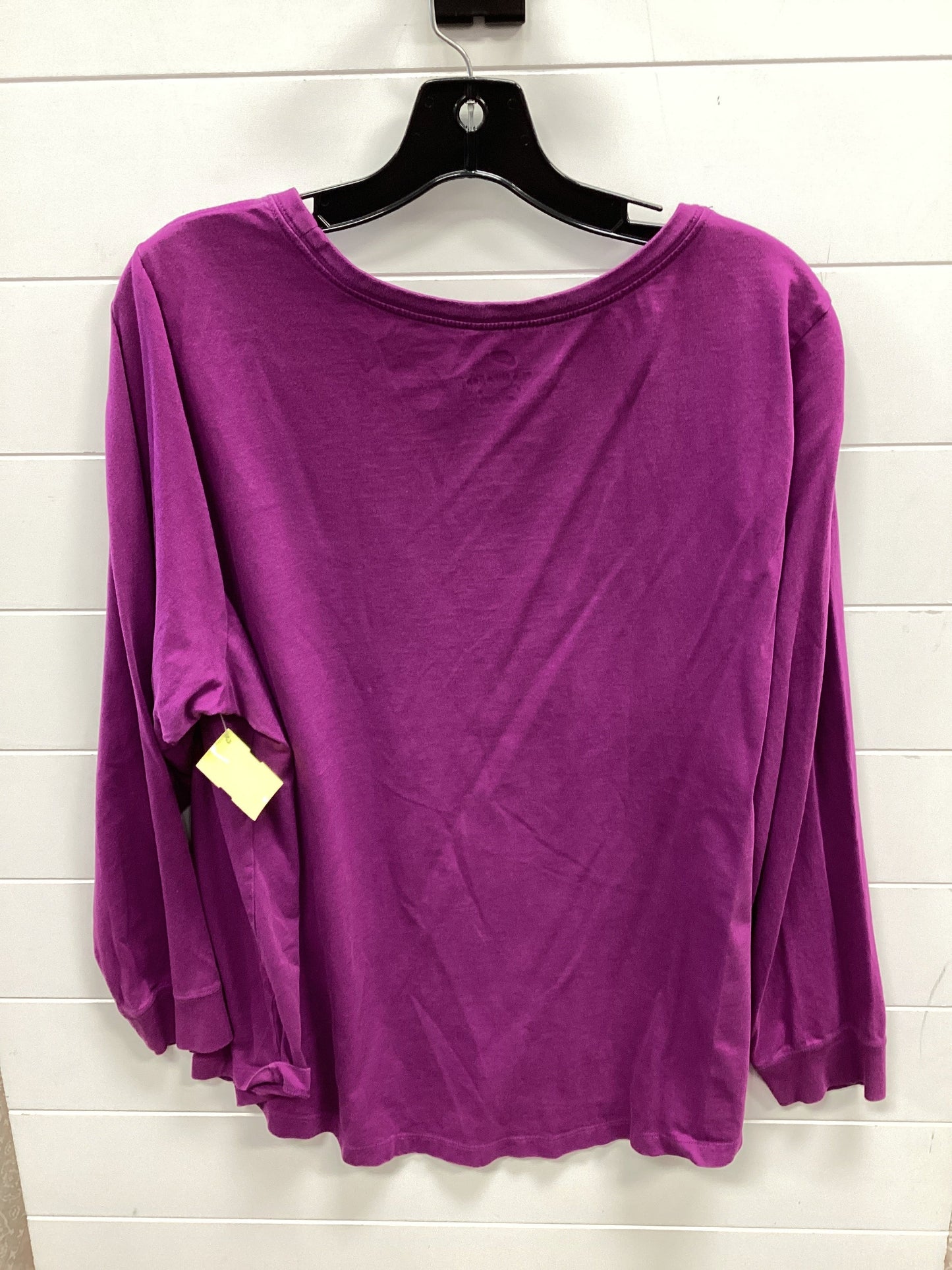 Athletic Top Ls Crewneck By Nike Apparel In Purple, Size:2X