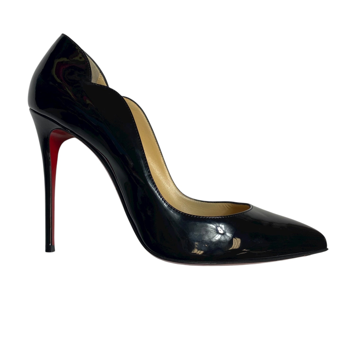 Shoes Luxury Designer By Christian Louboutin In Black, Size:8.5