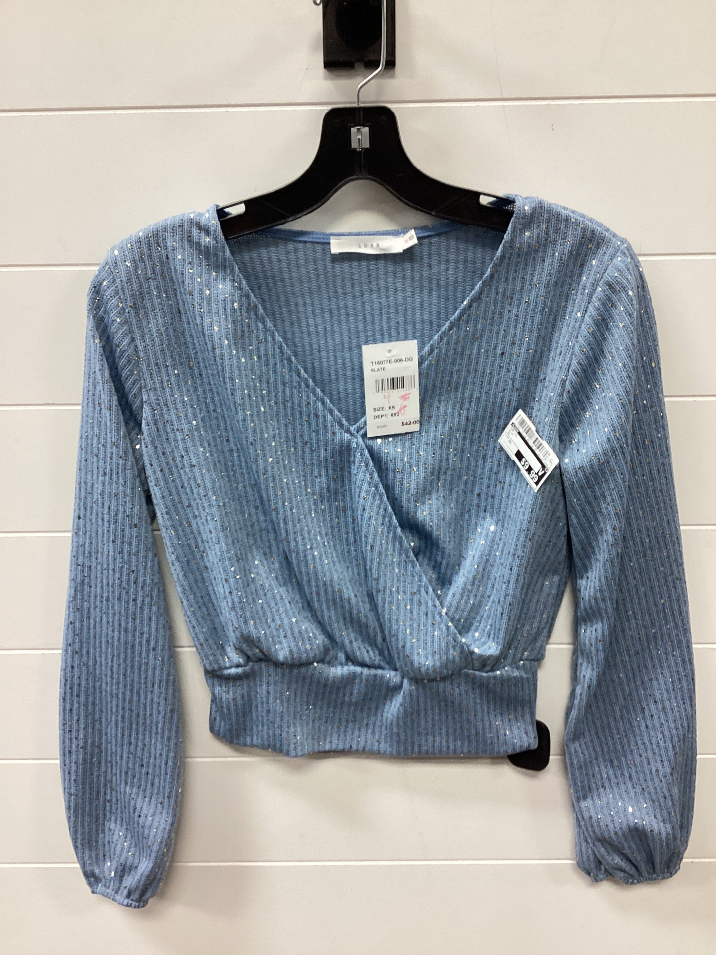Top Ls By Lush In Blue, Size:Xs