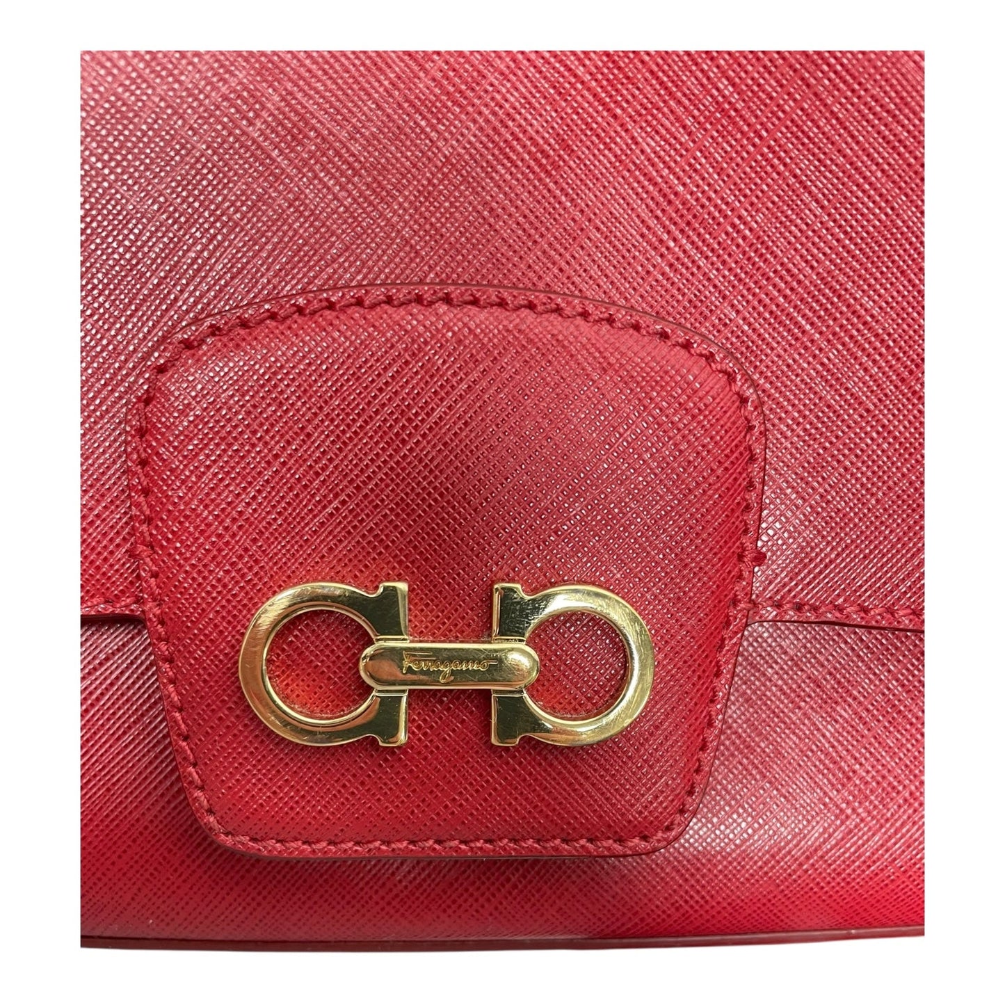 Handbag Luxury Designer By Ferragamo, Size: Medium