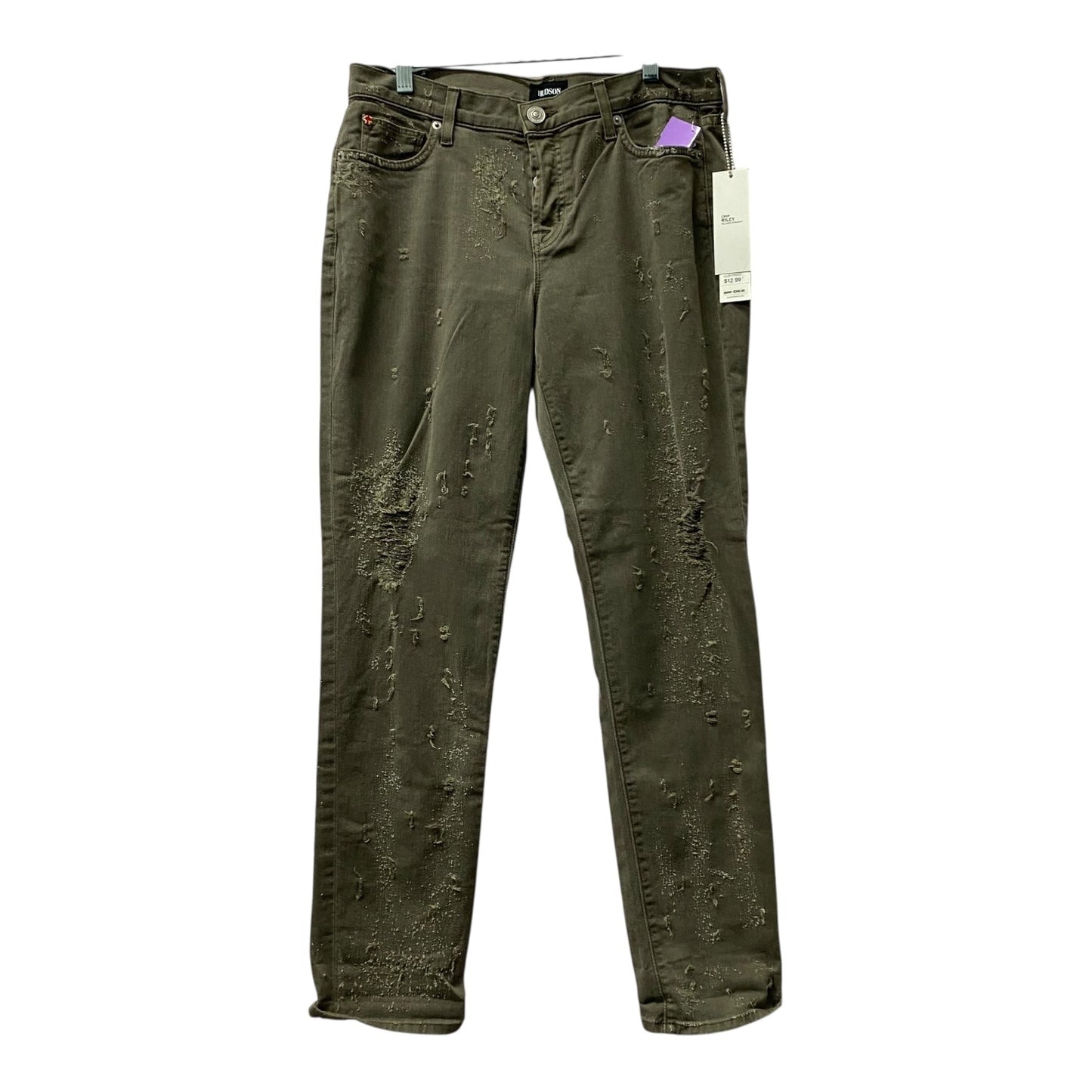 Jeans Boot Cut By Hudson In Green, Size:6