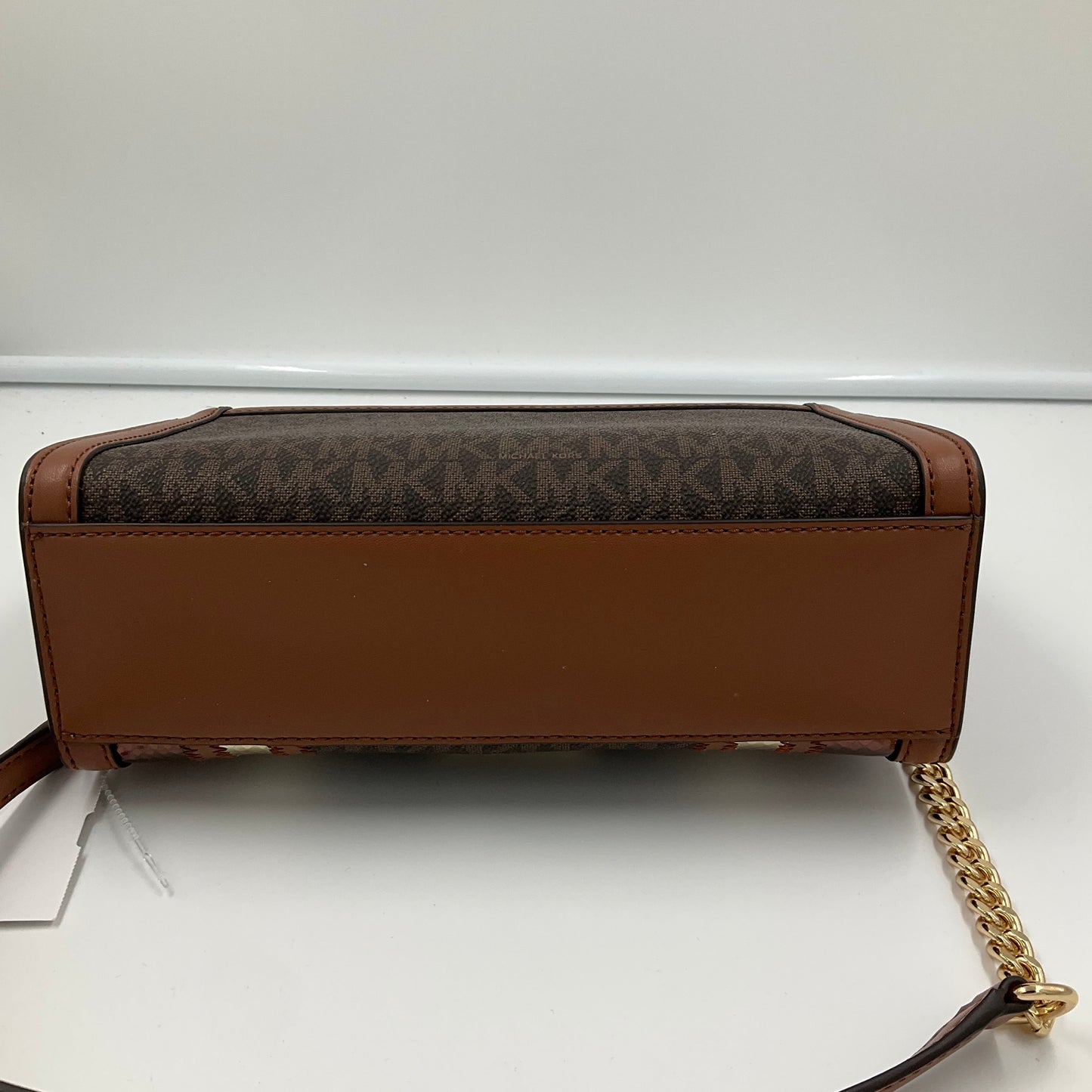 Crossbody Designer By Michael Kors In Brown, Size:Small