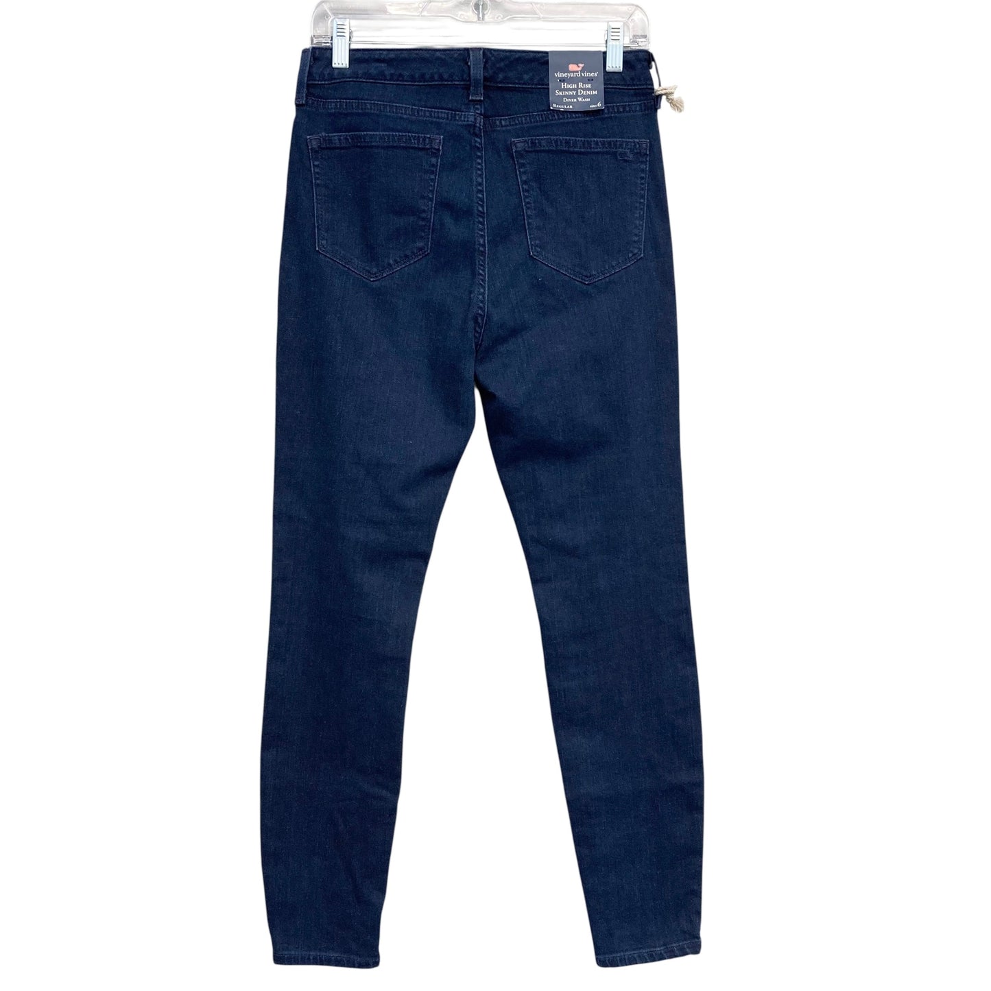 Jeans Skinny By Vineyard Vines In Blue Denim, Size:6