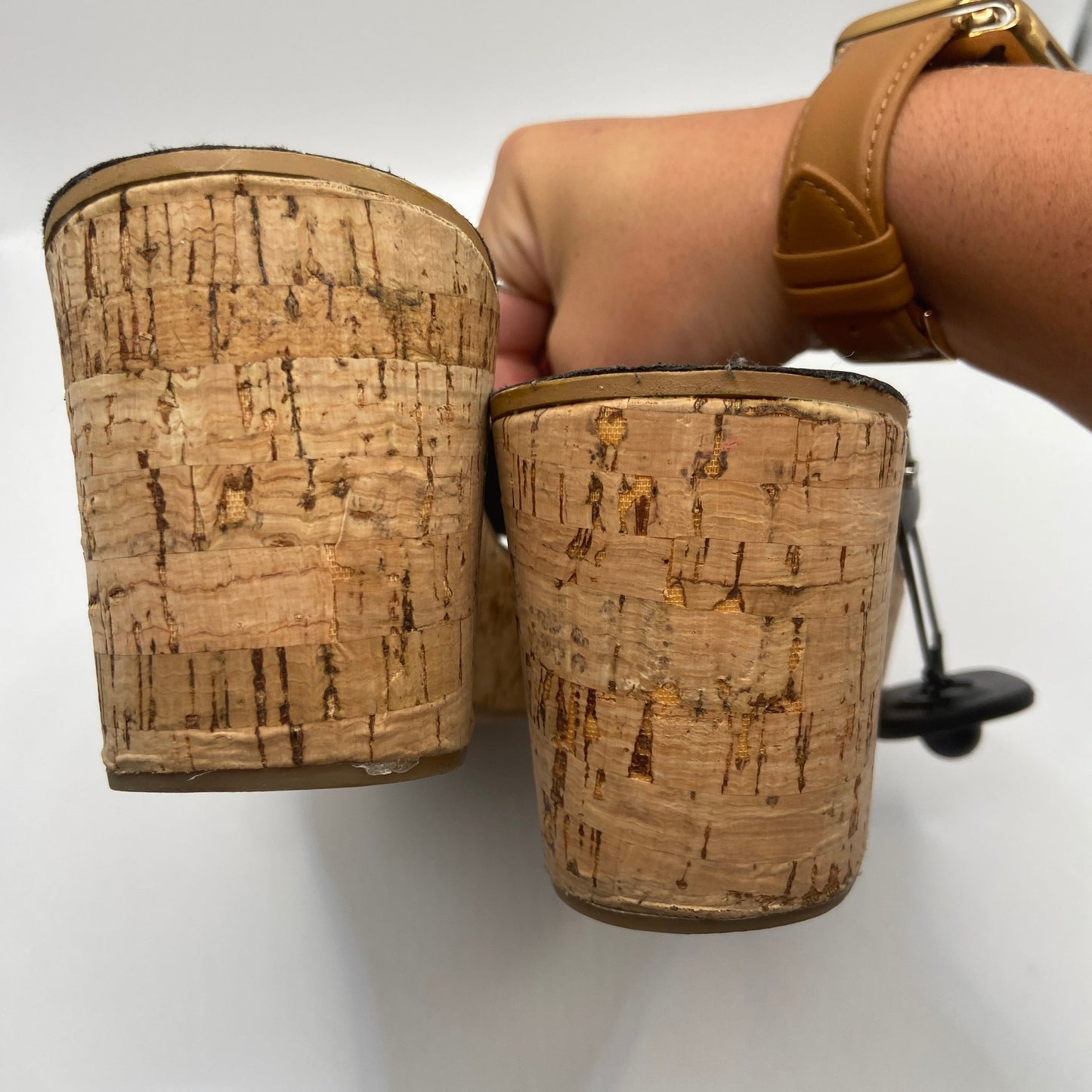 Sandals Heels Wedge By Sam Edelman In Black, Size: 9