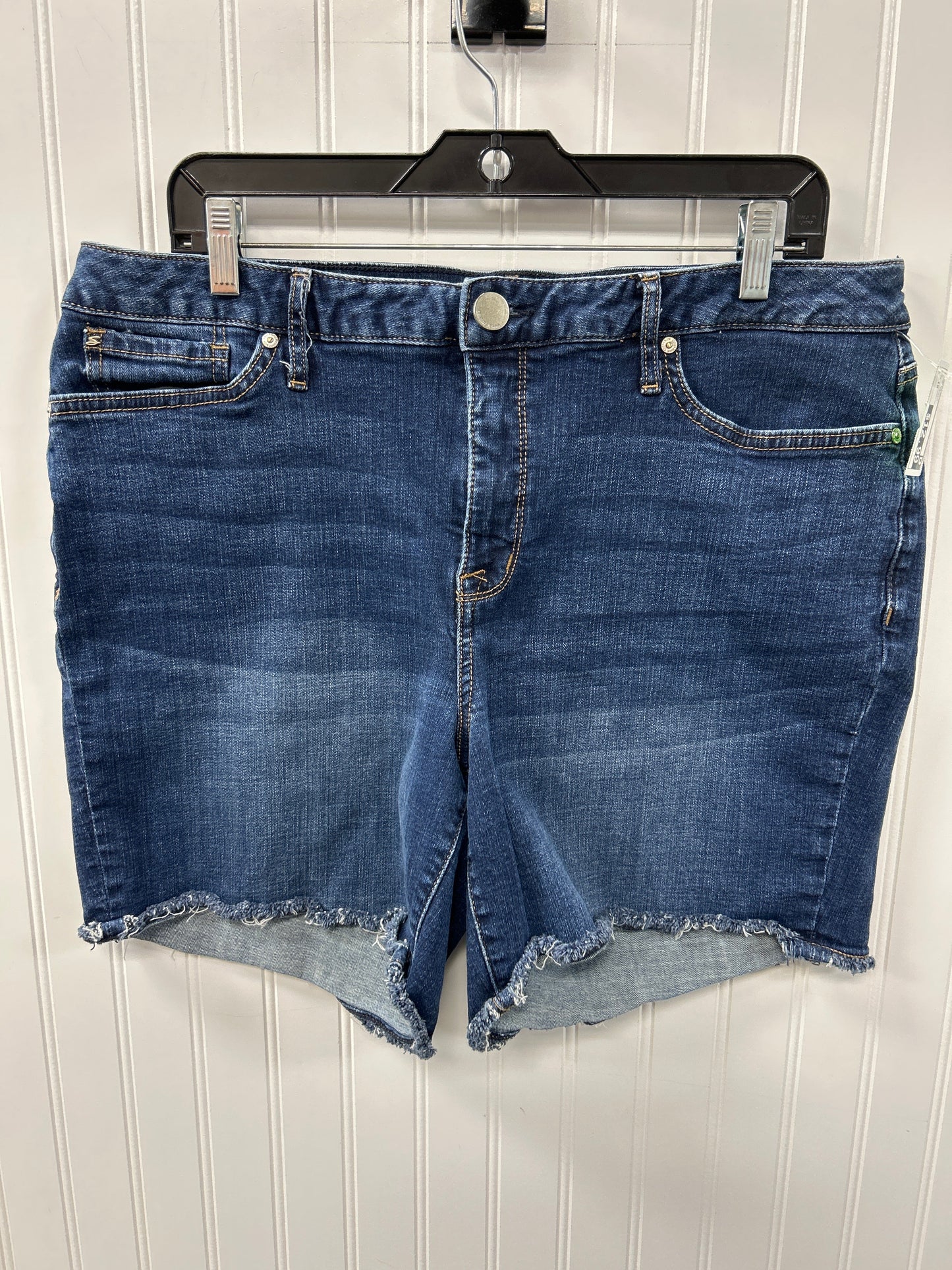 Shorts By Seven 7 In Blue Denim, Size:16