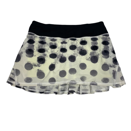 Athletic Skort By Lululemon In Black & Green, Size:S