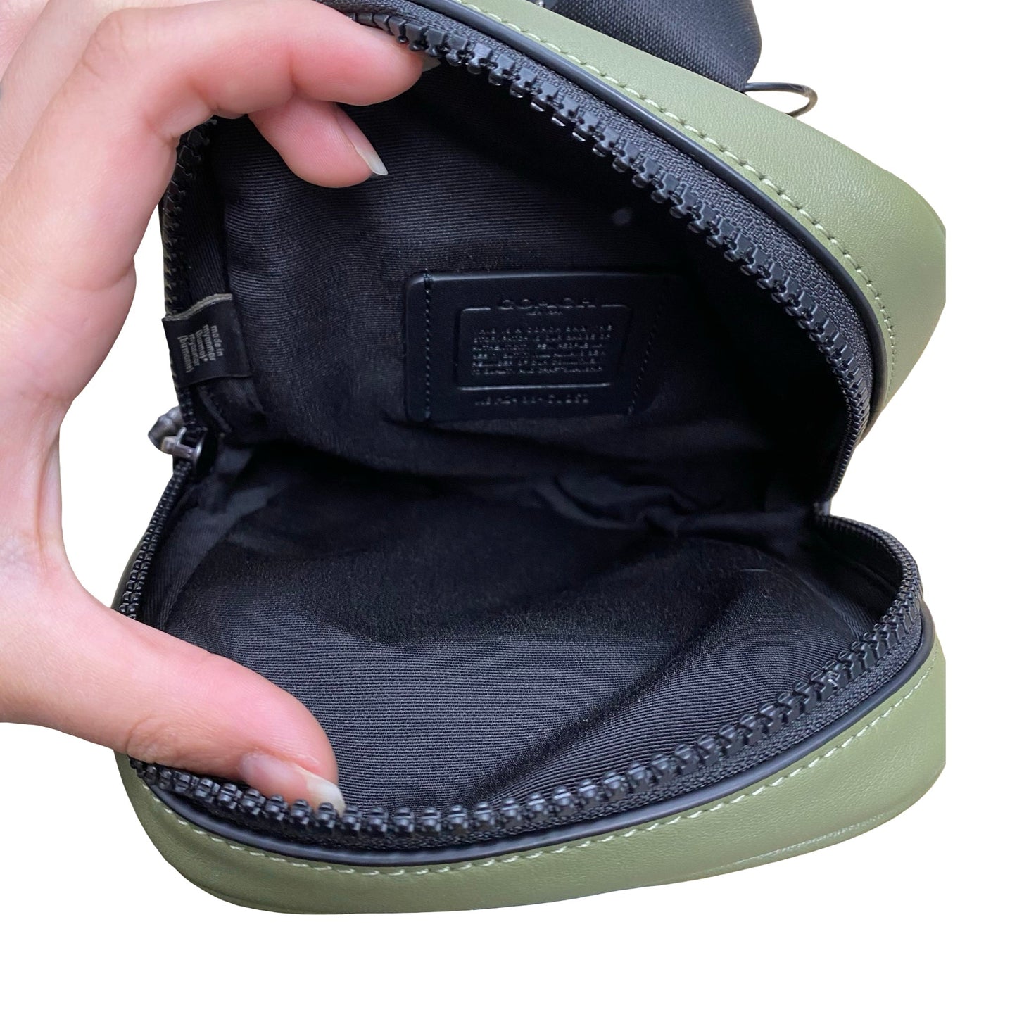 Handbag Designer By Coach In Green, Size:Medium