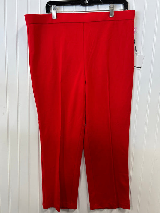 Pants Leggings By Jules & Leopold In Red, Size:Xl