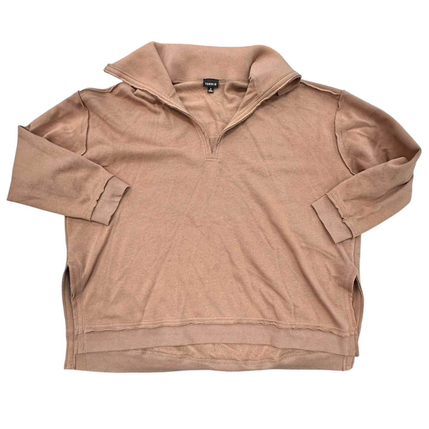 Sweatshirt Collar By Torrid In Pink, Size:L