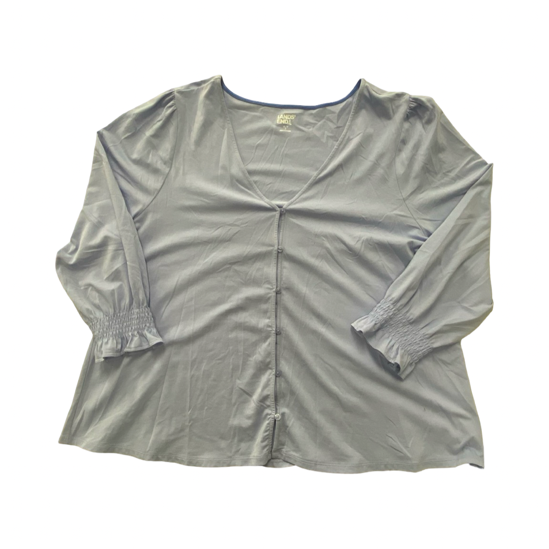 Top Ls By Lands End In Blue, Size:Xl