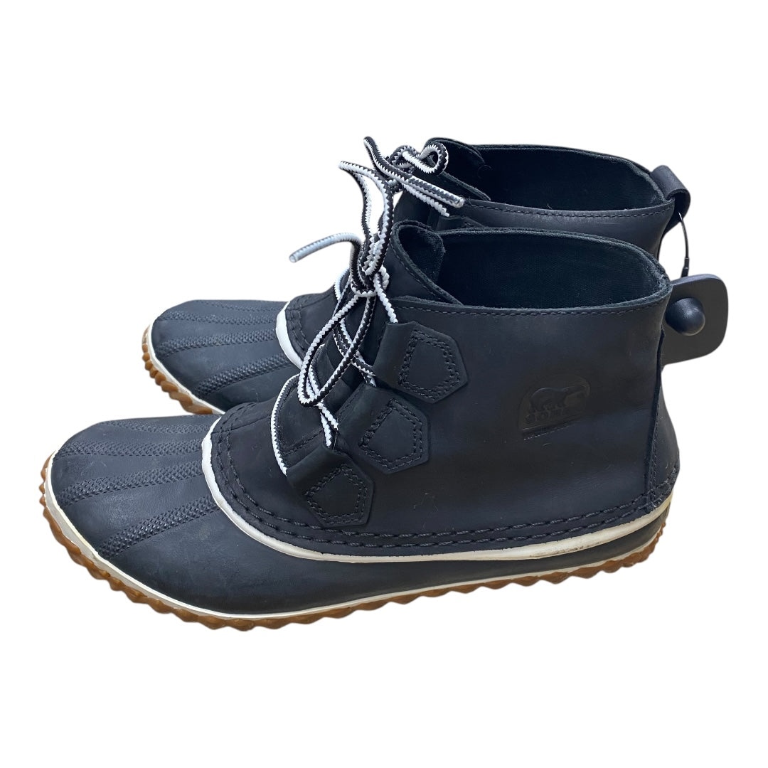 Boots Designer By Sorel In Black, Size:9