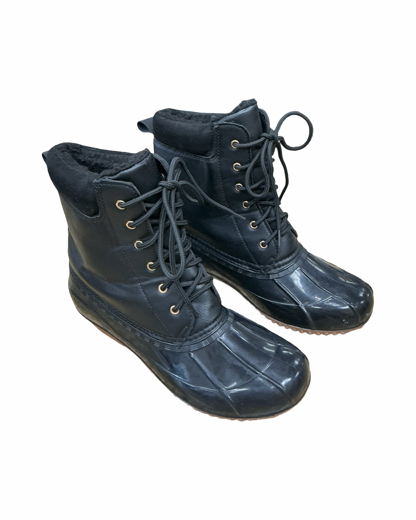 Boots Rain By Jf In Black, Size:10