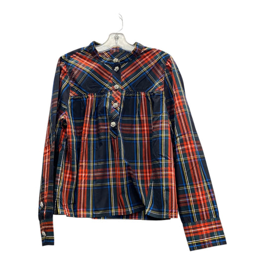 Top Ls By J. Crew In Blue, Size:L