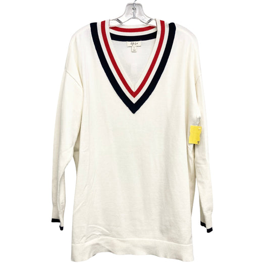 Sweater By Style And Company In White, Size:Xl
