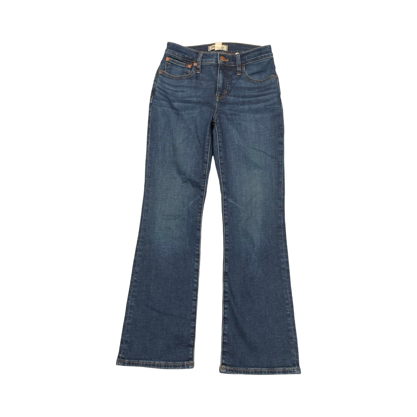 Jeans Boot Cut By Madewell In Blue Denim, Size:0