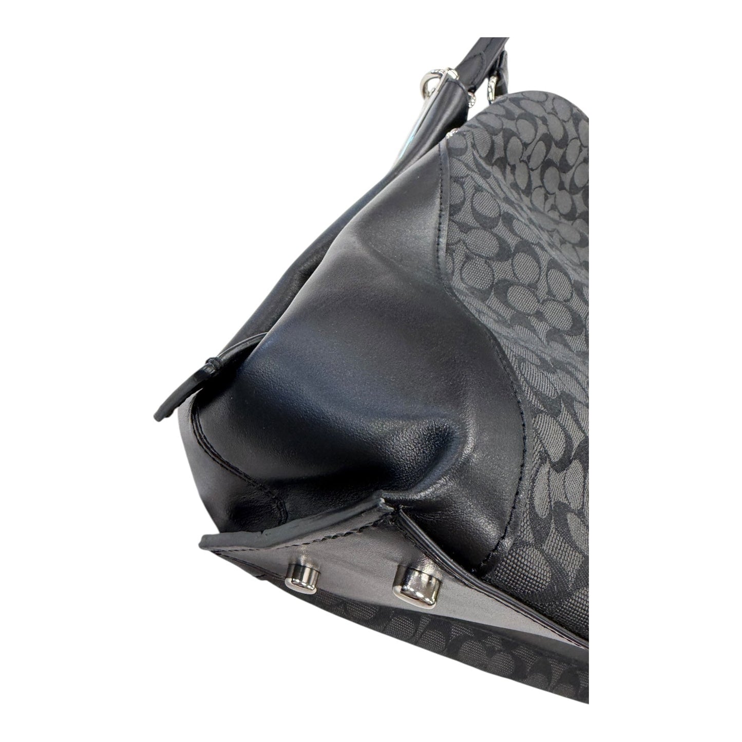 Handbag Designer By Coach In Grey, Size:Medium