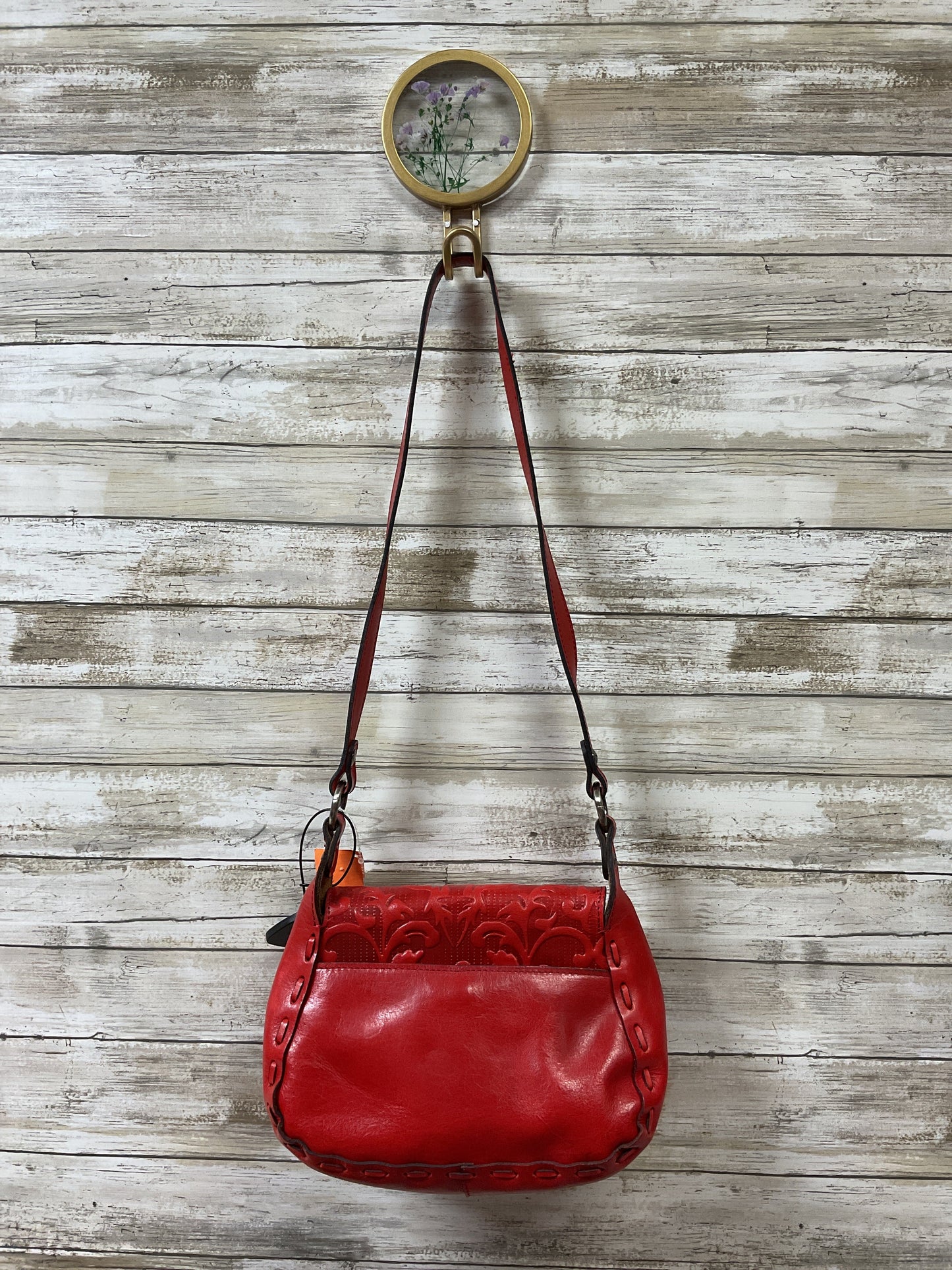 Crossbody Designer By Patricia Nash In Red, Size:Small