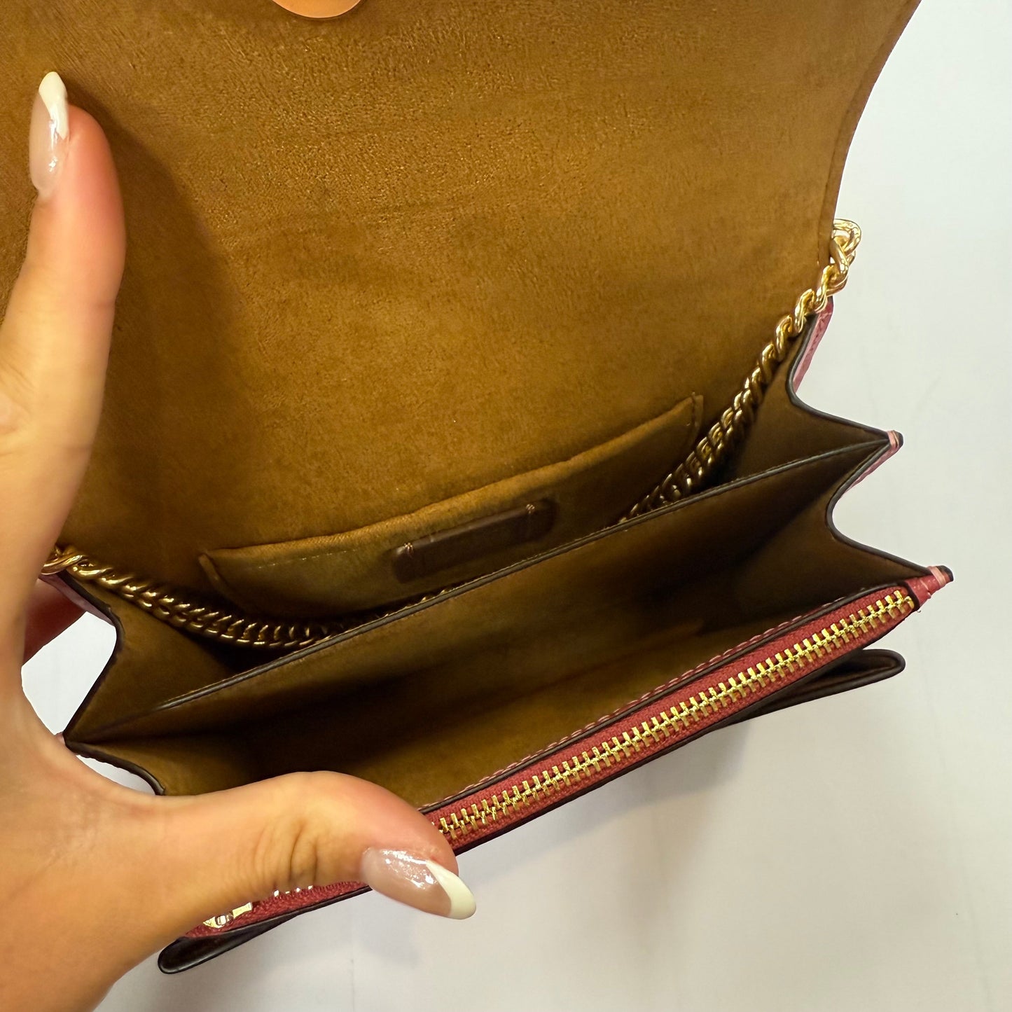 Crossbody Designer By Coach, Size: Small