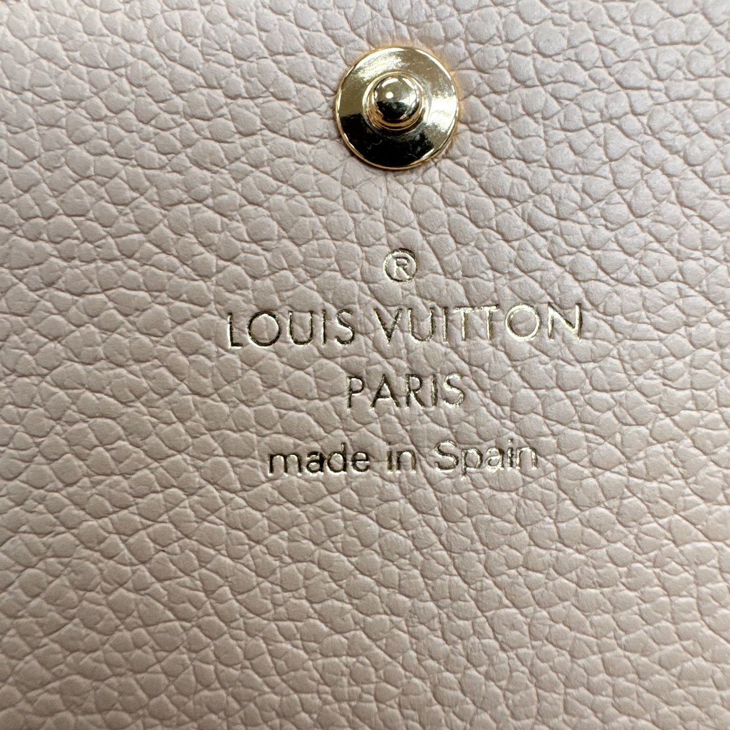 Wallet Emilie Luxury Designer By Louis Vuitton In Black & Gold, Size:Large