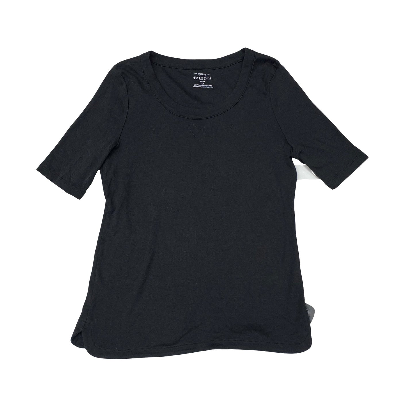 Top Ss Basic By Talbots In Black, Size:Lp