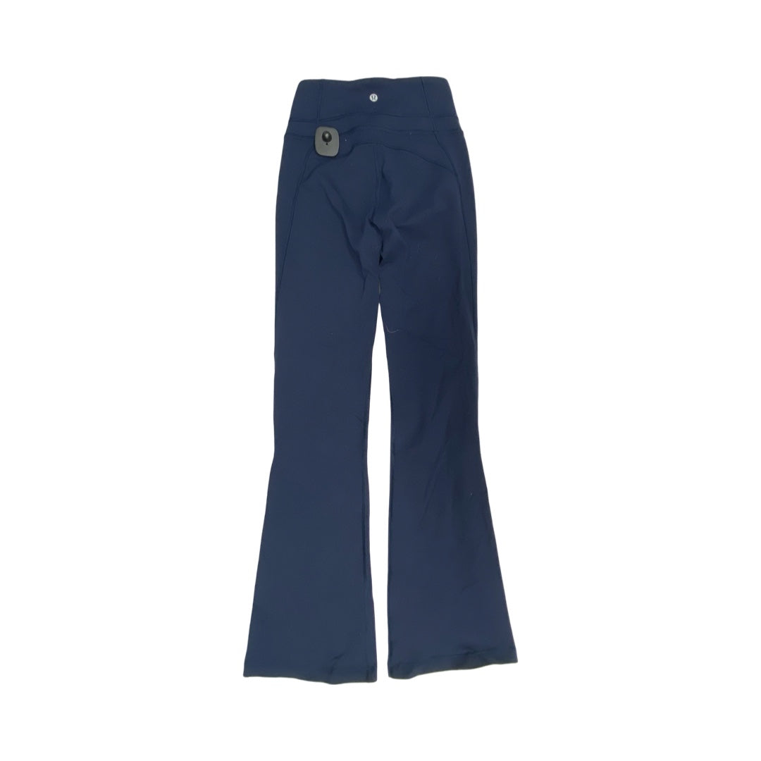 Athletic Leggings By Lululemon In Blue, Size:4