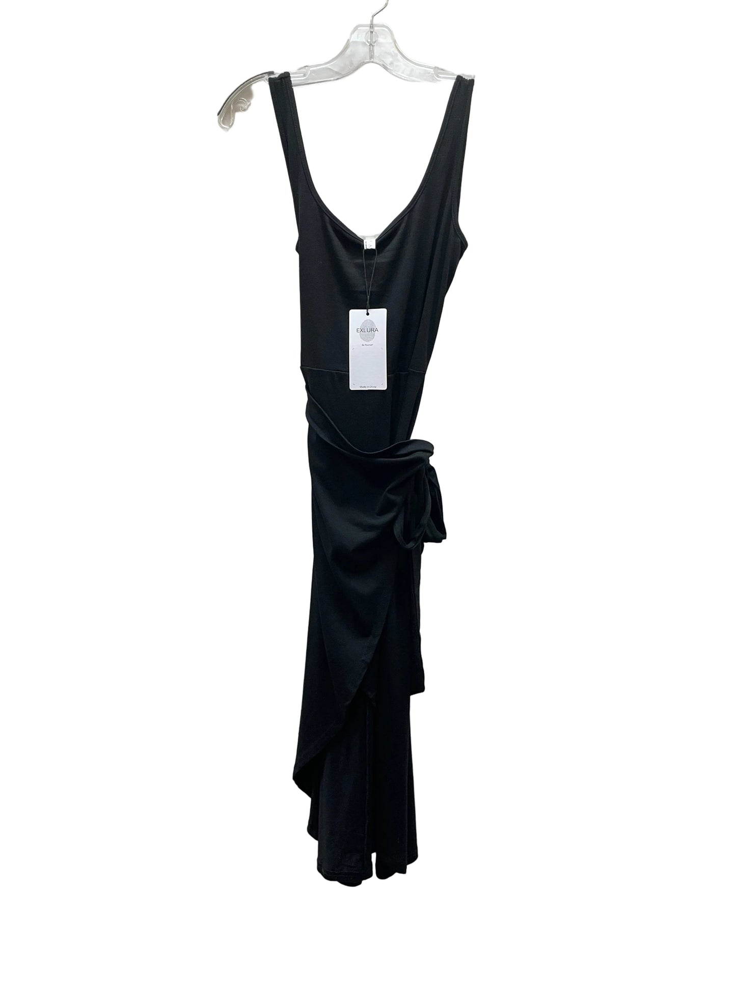 Dress Casual Maxi By Exlura In Black, Size:M