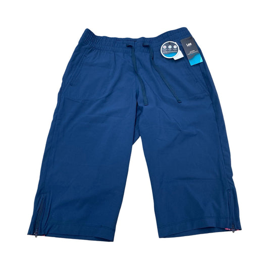 Athletic Capris By Lee In Teal, Size:M