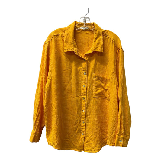 Top Ls By Maurices In Orange, Size:1X